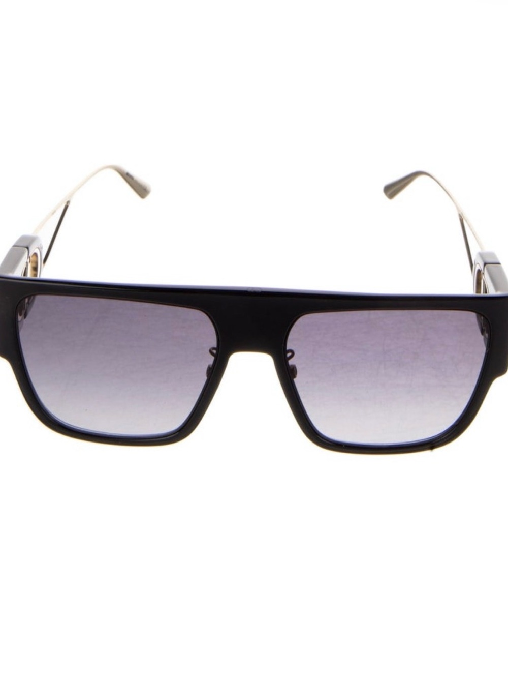 Dior Black Frame Gradient Gray Lens Women's Sunglasses